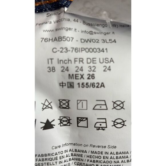 Versace Blue Flare & Wide Leg Jeans - Picture 10 of 11